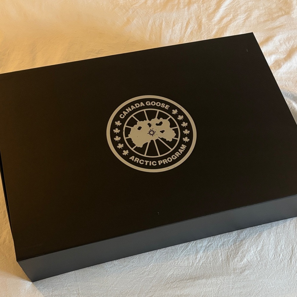 Canada Goose Black Gift Box with Silver Logo